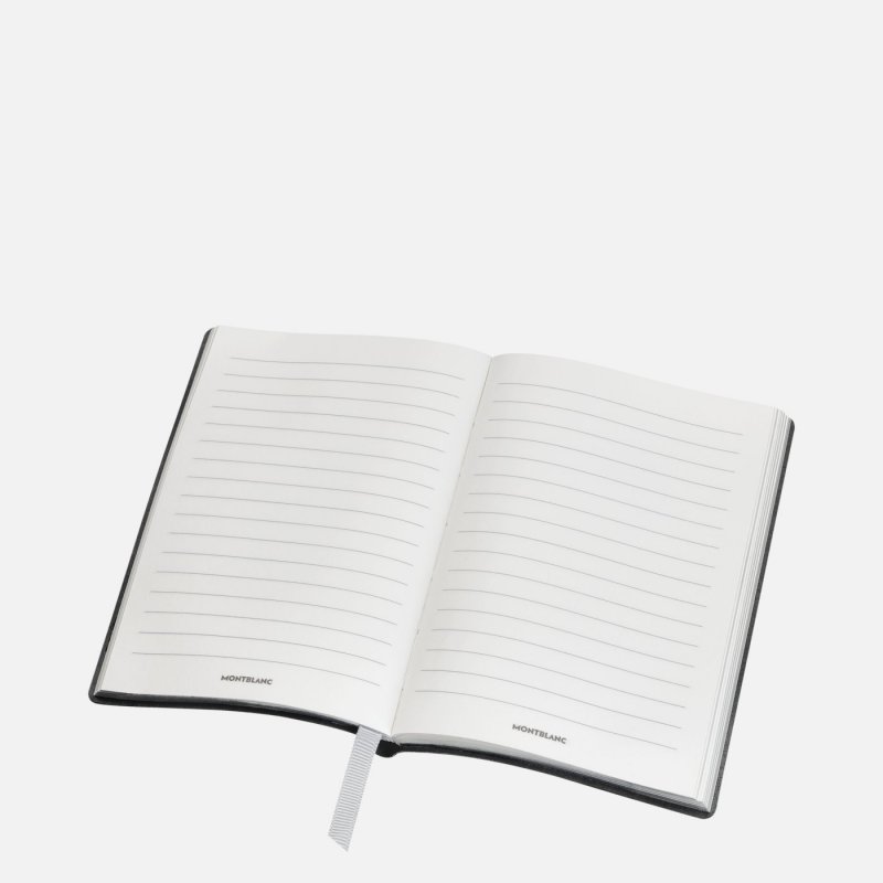 Blocco note #148 nero, a righe, Cancelleria di lusso Montblanc