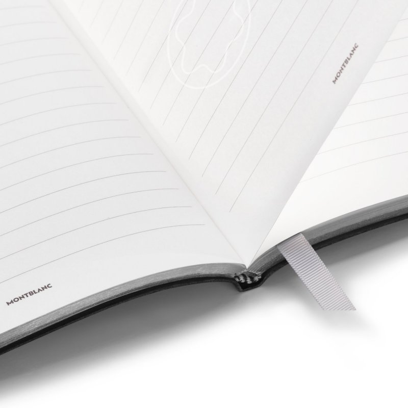 Blocco note #148 nero, a righe, Cancelleria di lusso Montblanc