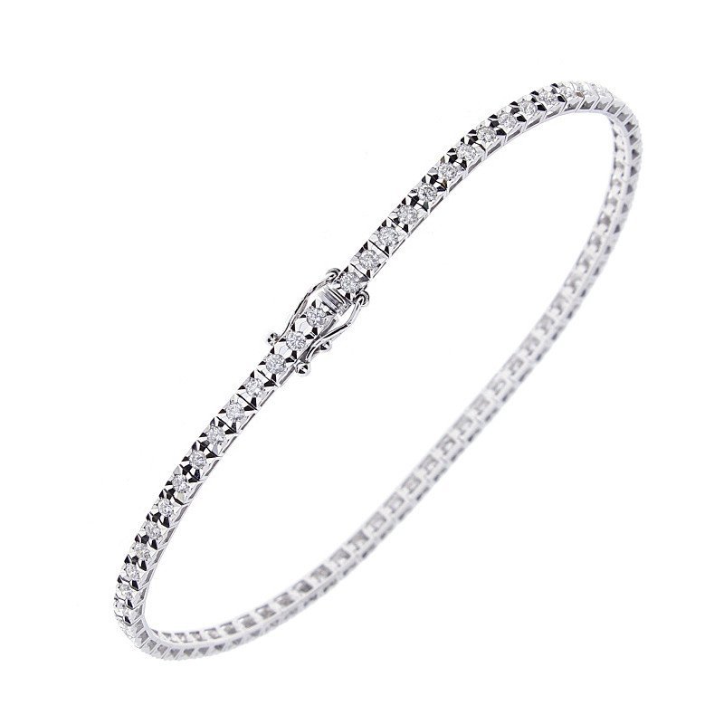 Bliss - Bracciale Tennis - Oro 18Kt - Donna