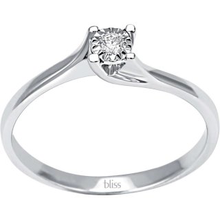 Bliss - Anello Rugiada - Oro Bianco - Diamante