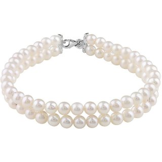 Bliss - Bracciale Paradise - Oro Bianco - Perle