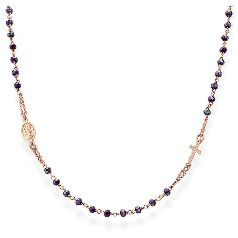 Amen - Collana Crora3 - Argento - Cristallo