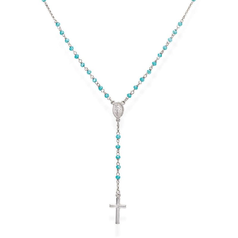 Amen - Collane Cro25B - Argento - Donna