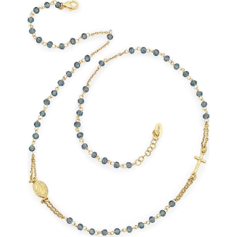 Amen - Collana Rosario - Argento - Cristallo