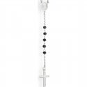 Amen - Collana Rosario - Onice - Argento
