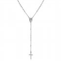 Amen - Collana Rosario - Argento - Donna