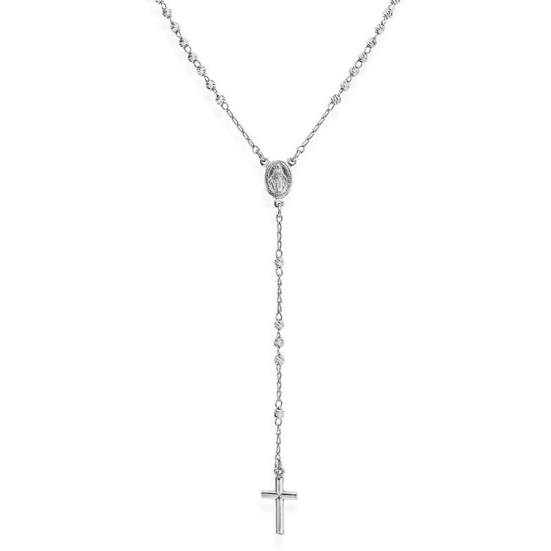 Amen - Collana Rosario - Argento - Donna