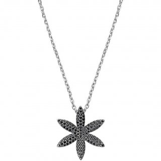 Amen - Collana Fiore Della Vita - Argento 925 - Zirconi