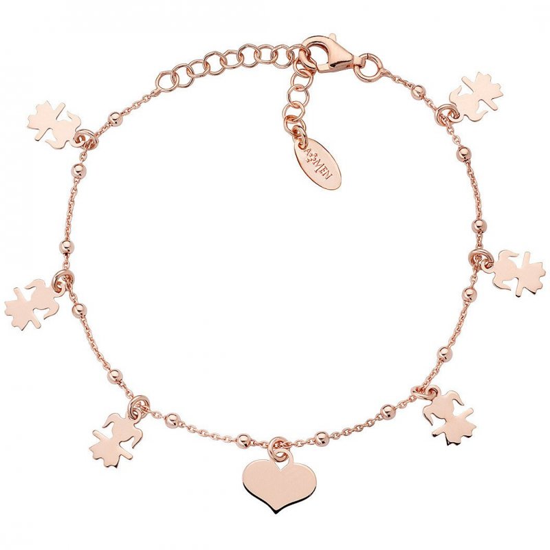 Amen - Bracciale Con Charms - Argento 925 - Donna