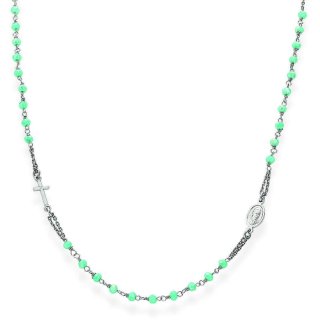 Amen - Collana Rosari - Argento - Cristallo