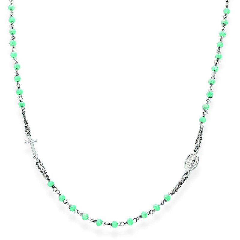 Amen - Collana Rosari - Argento - Cristallo