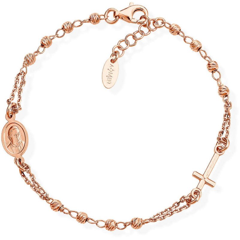 Amen - Bracciale Rosari - Argento - Donna