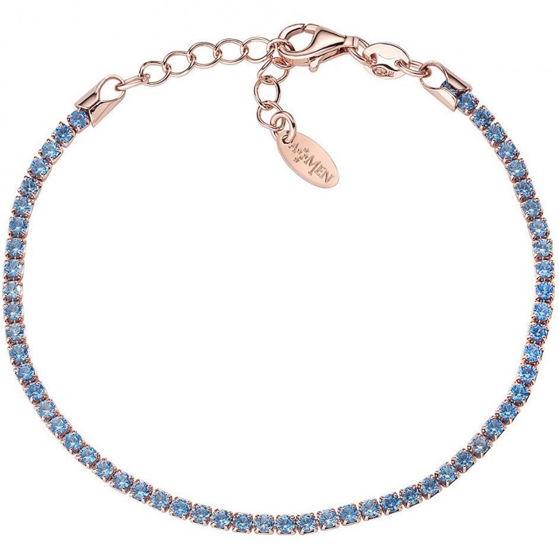 Bracciale Tennis Donna Argento 925 Gioiello Amen Tennis