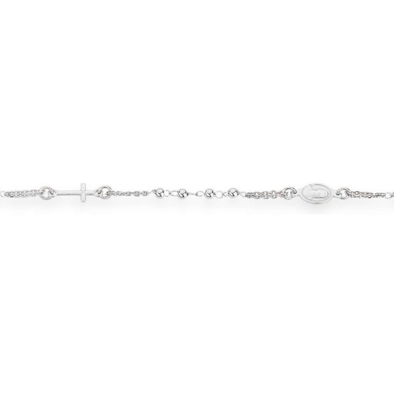 Amen - Bracciale Rosario - Acciaio - Donna