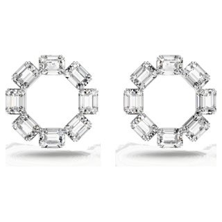 Swarovski - Orecchini Millenia - Collezione Ii - Bianco