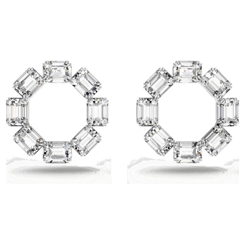Swarovski - Orecchini Millenia - Collezione Ii - Bianco