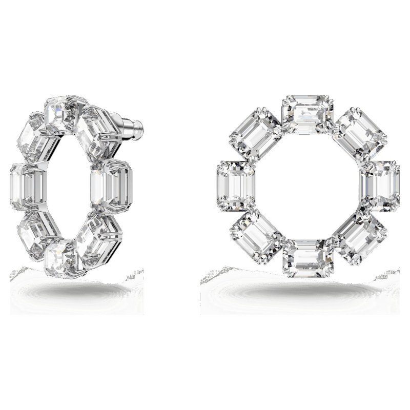 Swarovski - Orecchini Millenia - Collezione Ii - Bianco