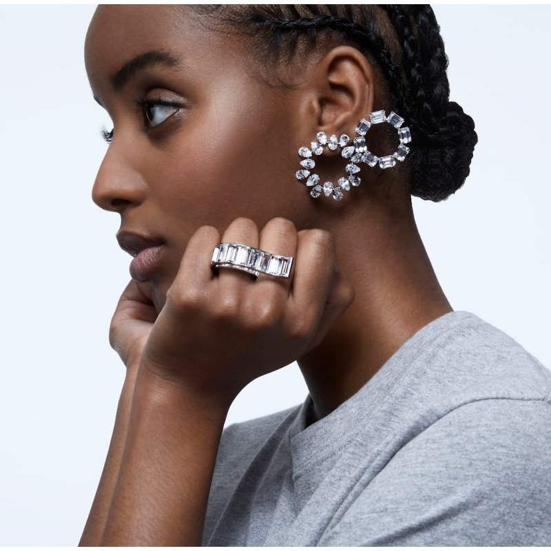 Swarovski - Orecchini Millenia - Collezione Ii - Bianco