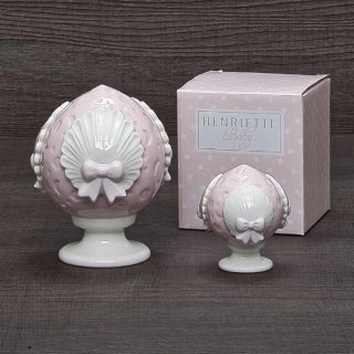 Henriette - Pumo Cielo Rosa - H.14 Cm - Decorazione