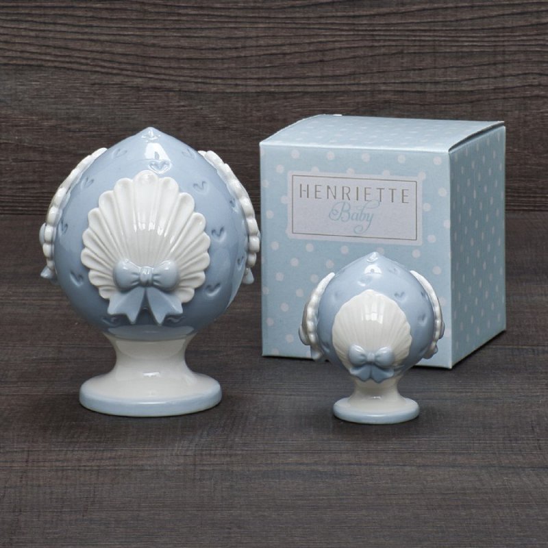 Henriette - Pumo Cuoricini - Azzurro - H.8 Cm
