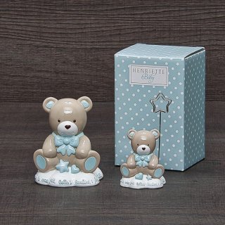 Henriette - Orso Azzurro - H.9,5 Cm