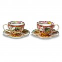 Henriette - Set 2 Tazze Caffe’ - Porcellana