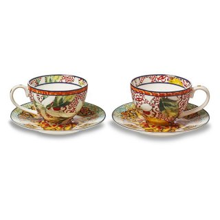 Henriette - Set 2 Tazze Caffe’ - Porcellana