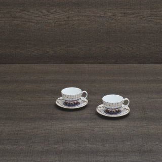 Henriette - Set 2 Tazze Caffe` - Elegante Design