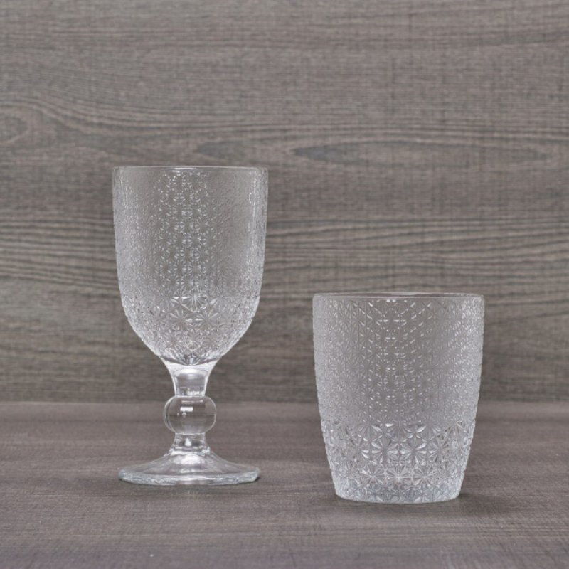 Henriette - Calice Vino Ml.300 - Vetro Pressato