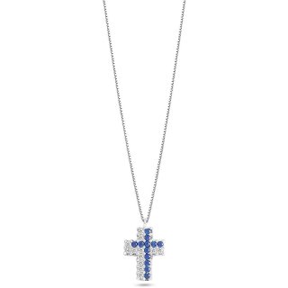 Ambrosia - Collana Agz 283 - Oro Bianco - Zirconia