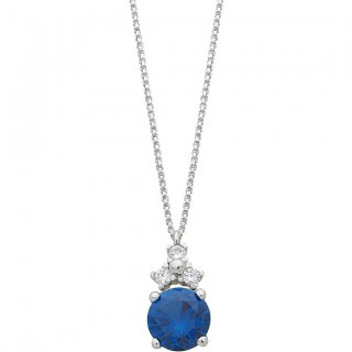 Ambrosia Gioielli - Collana Donna - Oro Bianco - Zirconia
