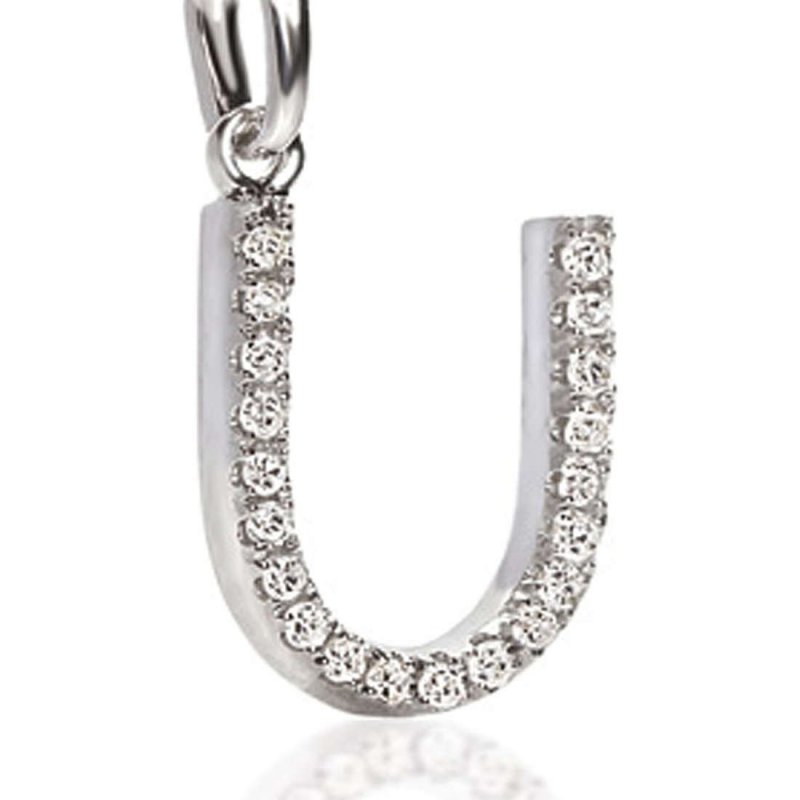 Ambrosia - Charm Joy Letters - Oro Bianco - Donna