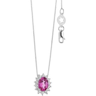 Collana Donna Gioielli Comete Fantasia Di Topazio