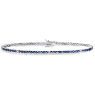 Bracciale Tennis Donna Argento 925 Gioiello Comete Farfalle