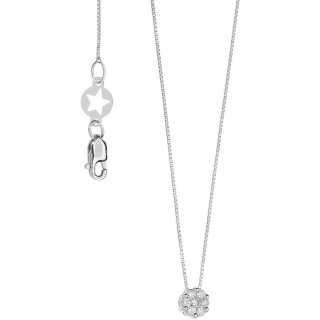 Collana Donna Gioielli Comete Rose Di Diamanti