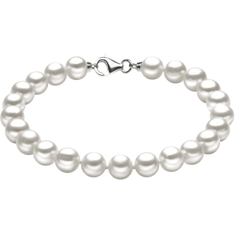 Bracciale Donna Gioielli Comete Perle Argento