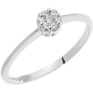Anello Donna Gioielli Comete Rose Di Diamanti