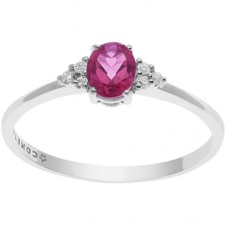 Anello Donna Gioielli Comete Fantasia Di Topazio
