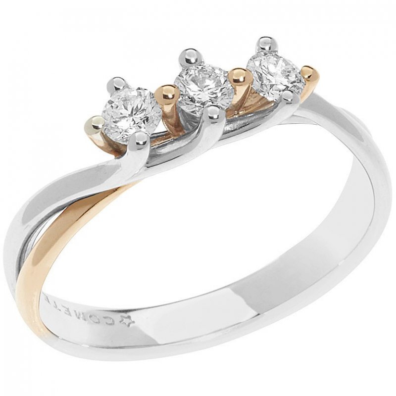 Anello Donna Gioielli Comete Double