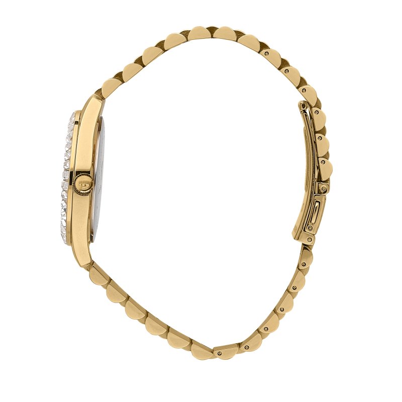 everyday 34mm 3h silver/white dial bracelet yellow gold