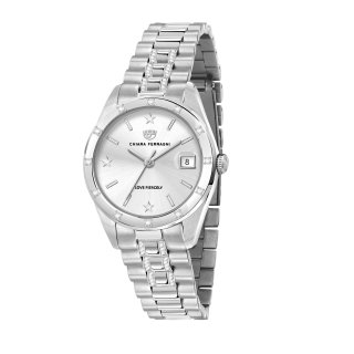 everyday 32mm 3h white/silver dial bracelet stainless steel