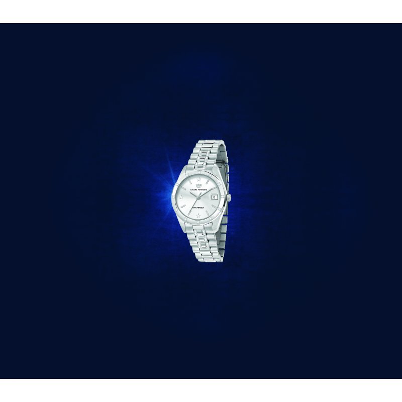 everyday 32mm 3h white/silver dial bracelet stainless steel