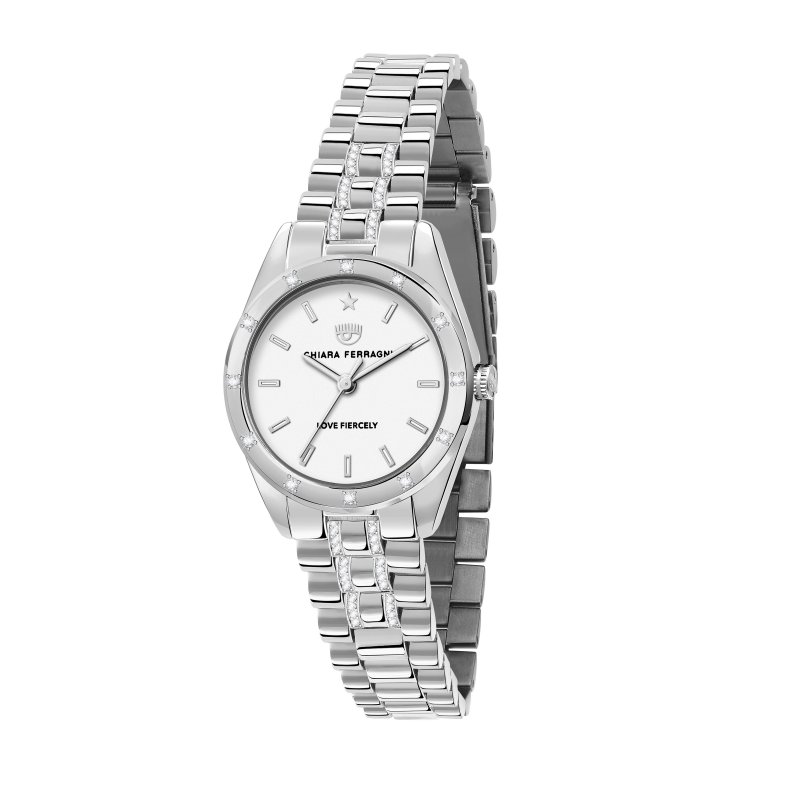 everyday 28mm 3h silver/white dial bracelet stainless steel