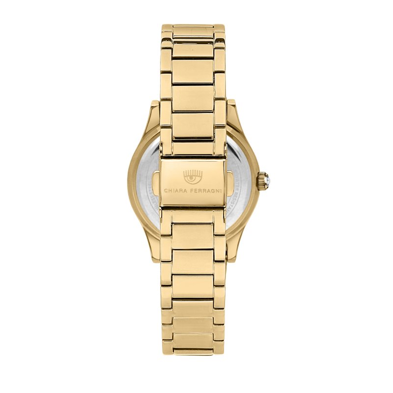 contemporary 32mm 3h yellow gold dial bracelet yellow gold