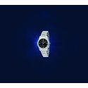 contemporary 32mm 3h black dial bracelet stainless steel