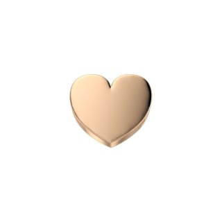 Cuore Reverso in oro rosa