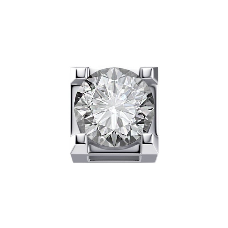 Griffe 0,05 ct in oro bianco e diamante