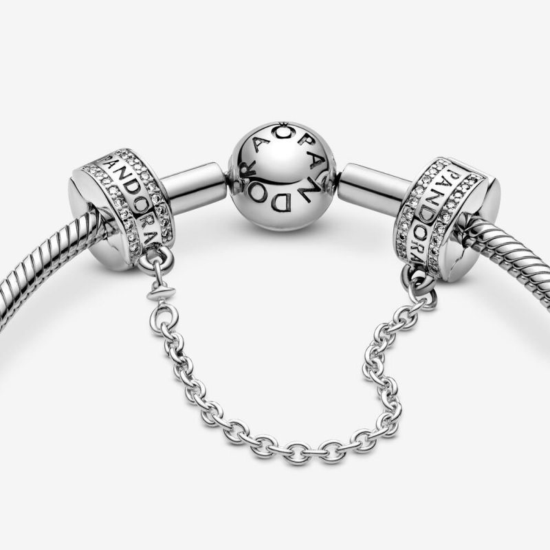 Catena Di Sicurezza Con Logo Pandora