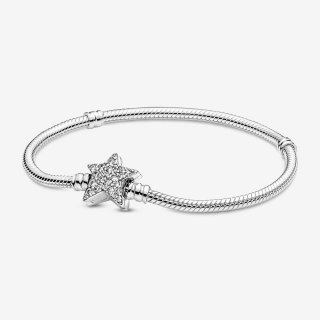 Bracciale Con Chiusura Stella Luminosa