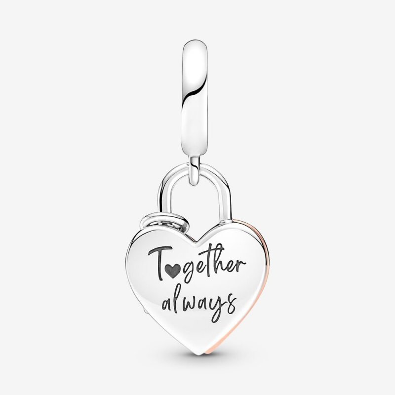 Charm Pendente Lucchetto "Together Always"
